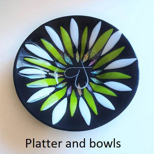 Platter and bowls